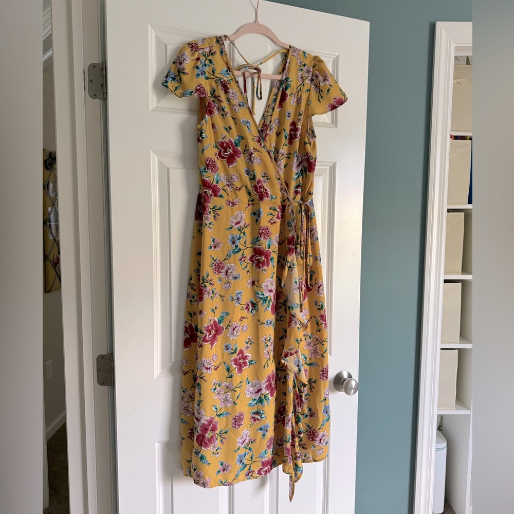 Faux Wrap Dress